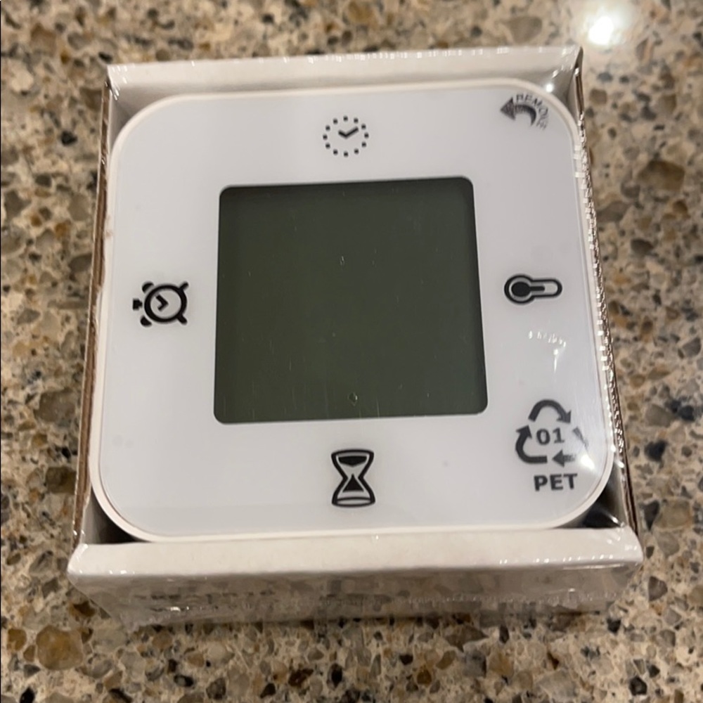 IKEA Clock NEW in box Clock Temp Alarm Travel Size Cute